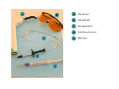 UV-Lampe Schutzbrille Wangenhalter Zahnfleischschutz Bleichgel UV-Lampe Schutzbrille Wangenhalter Zahnfleischschutz Bleichgel
